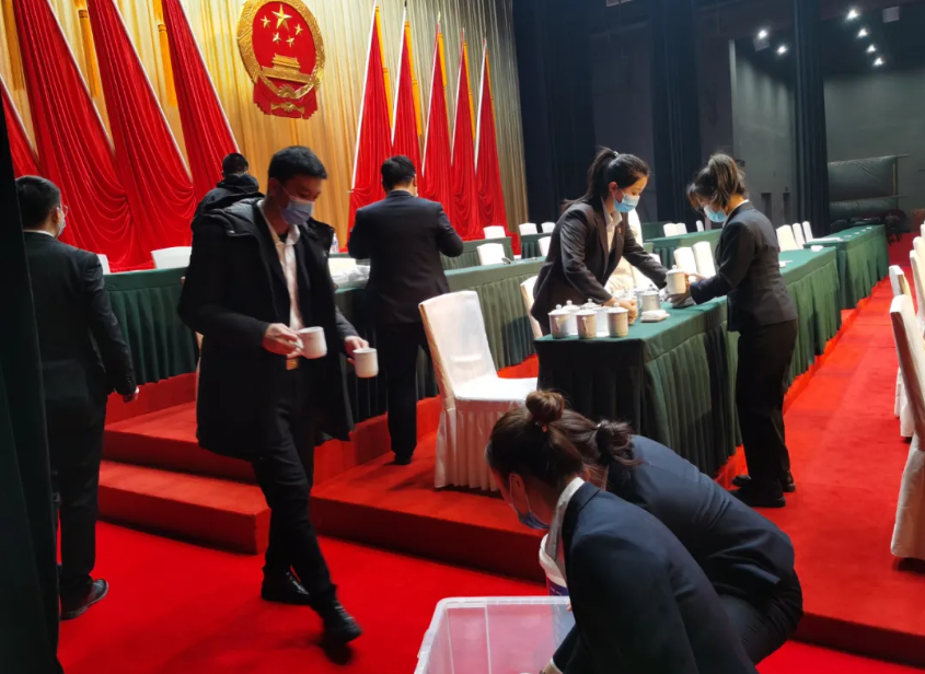 皇冠welcome官网集团成功保障市政协十五届一次会议市人大十七届一次会议圆满召开